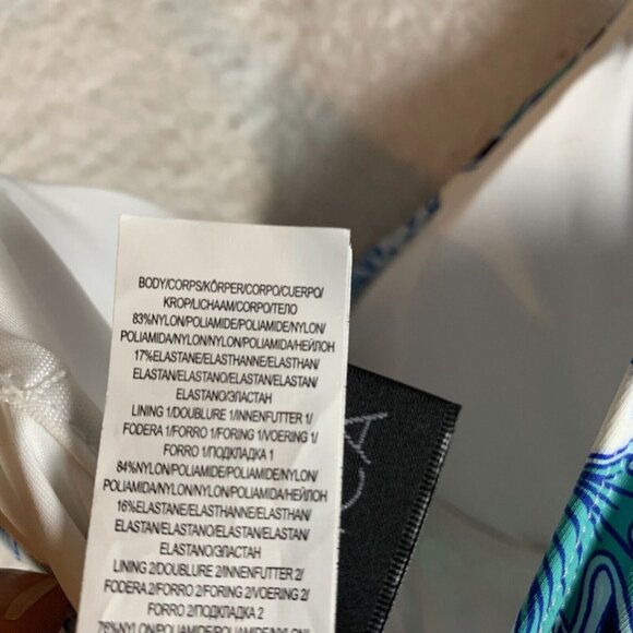 La Blanca Lingerie Strap Underwire Tankini Top Women's 6 Santorini Sun Ruched‎ - Picture 5 of 6